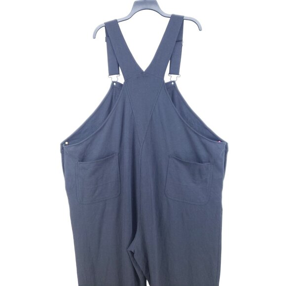 King Size Mens 3XL Tall Black Fleece Bib Overalls Stretch - Picture 4 of 10